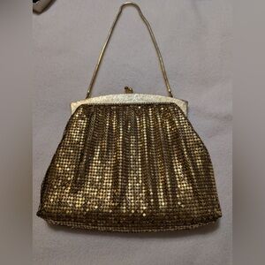 Vintage Whiting & Davis Gold Mesh Evening Bag